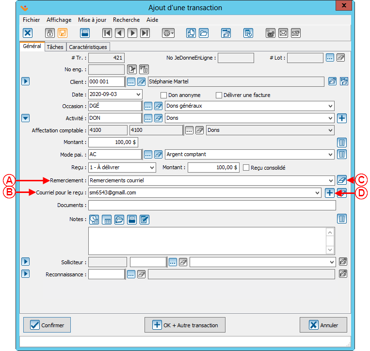 ProDon5 Options de reçus électroniques dans la fiche client 004.png